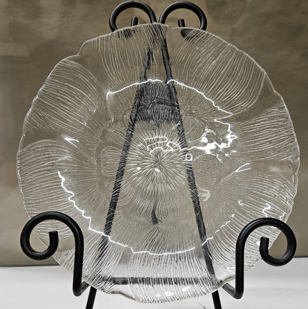 France Fleur Clear 7 1/2" Salad Plate